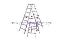 Aluminijske ljestve s dvostranim stepeništem
