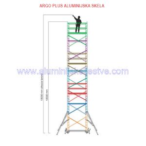 Profesionalna aluminijska skela Argo Plus AP7 /B