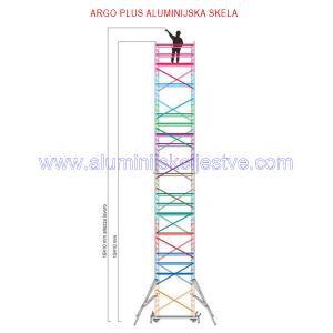 Profesionalna aluminijska skela Argo Plus AP9 /B