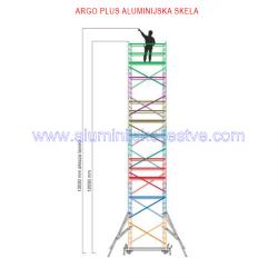 Profesionalna aluminijska skela Argo Plus AP7 /B