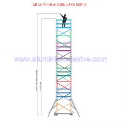 Profesionalna aluminijska skela Argo Plus AP8 /B