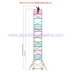 Profesionalna aluminijska skela Argo Plus AP9 /B